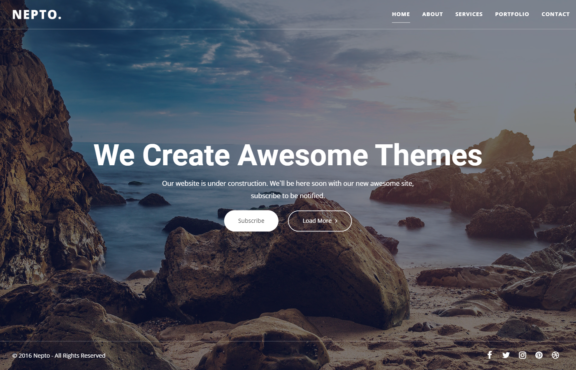 Mote - Bootstrap Coming Soon Template by erilisdesign.com