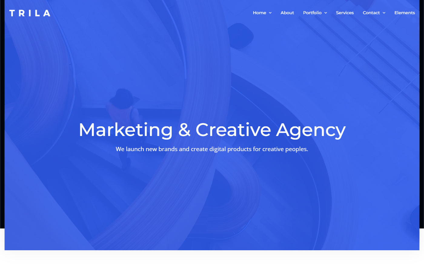 Trila - Ajax Based Creative Bootstrap Template by erilisdesign.com