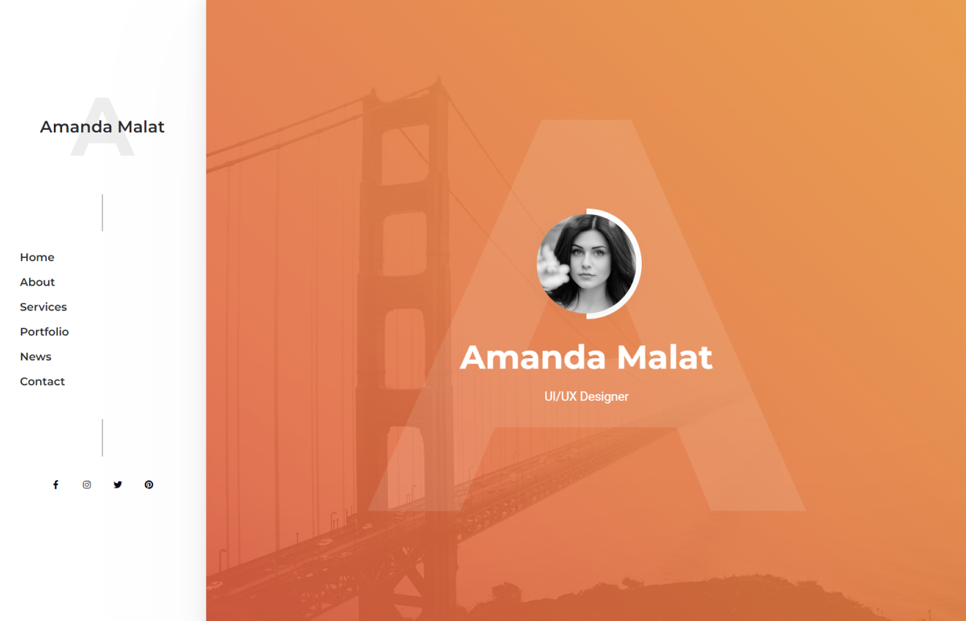 Malat - Bootstrap Portfolio Template by erilisdesign.com